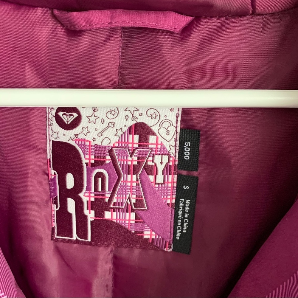 Roxy Women's Small Plaid Snowboarding Jacket - Picture 8 of 14